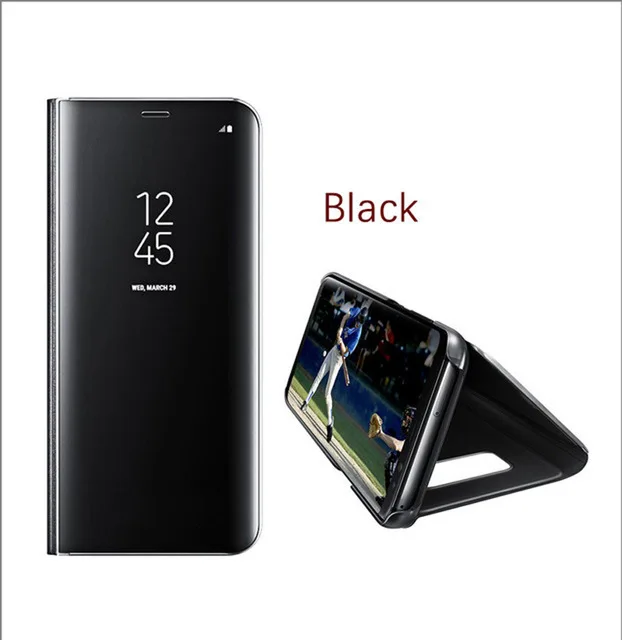 New Arrival for iPhone 8 Plus Hand Shell 6/7 Mirror Flip Protect Case Electroplate Sheath For X | Мобильные телефоны и