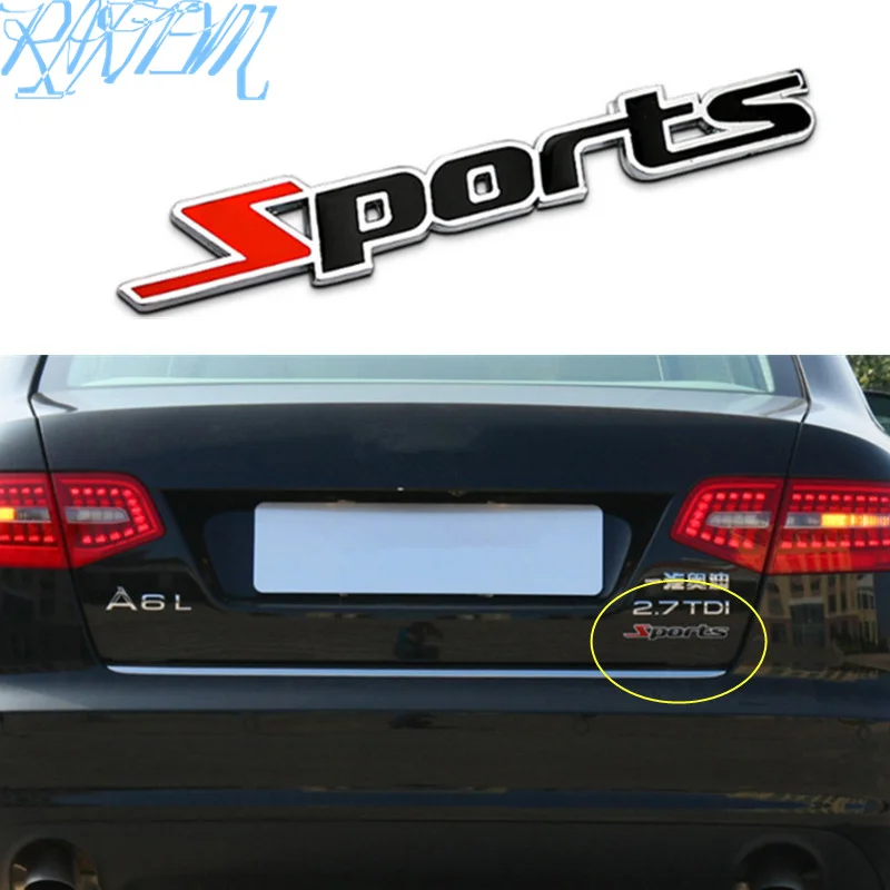 1 шт. спортивные Стикеры для Toyota Camry Highlander RAV4 Crown Reiz Corolla Vios Yaris L|Наклейки на