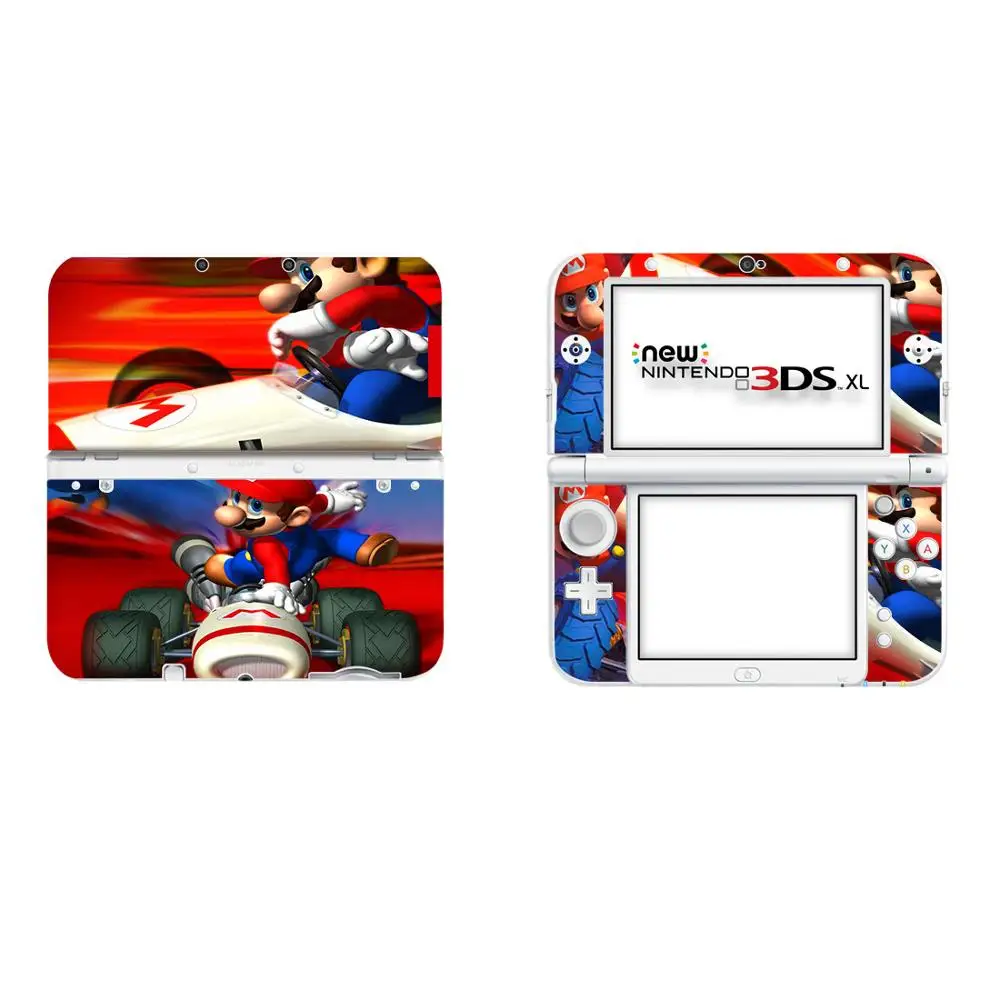 Супер Марио виниловый чехол наклейка Кожа Наклейка для новых 3DS XL LL скины стикер s