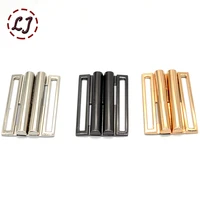 new high quality gold silver black clasp square metal belt buckles crafts decoration buckles diy garment sew accessory 2456cm