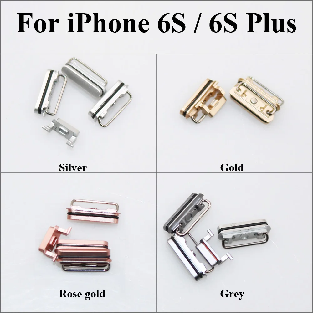 ChengHaoRan для iPhone 6 6P 6S Plus 6SP кнопка выключения питания Кнопки громкости бесшумные