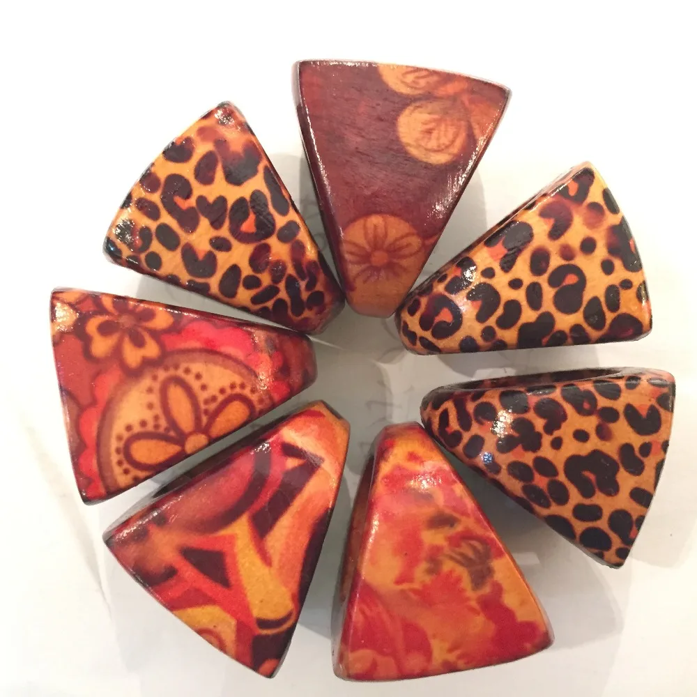 Оптовая продажа ювелирных изделий 20 шт смешанные партии модные деревянные