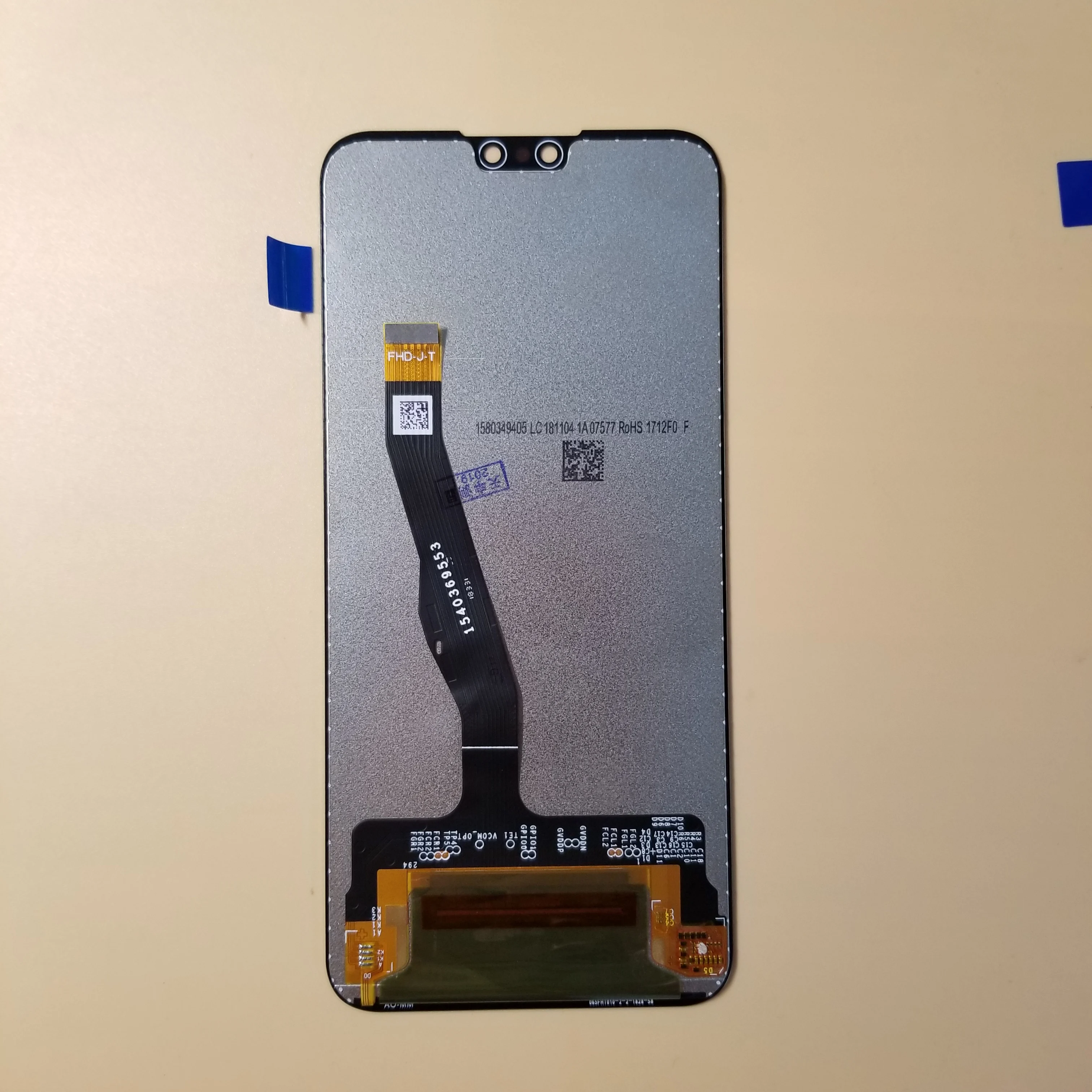 С рамкой 6 5 &quotдля huawei Y9 2019 JKM-LX1 JKM-LX3 ЖК-дисплей сенсорный экран дигитайзер