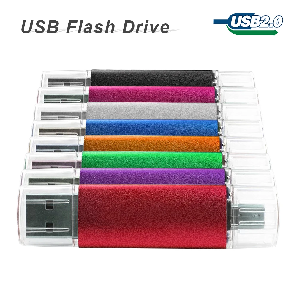 Новый OTG флеш накопитель usb u Диск для смартфона 32 ГБ 16 8 4 карта памяти мини Внешнее