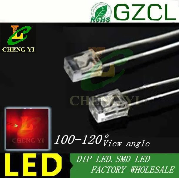 1000pcs free shipping High intensity white 3MM led bulb 2X3X4mm DIP LED 6000-7000K 3.0-3.5V(CE&ampRosh) | Освещение