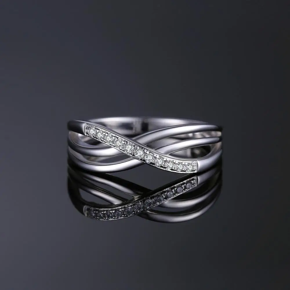 JewelryPalace узел бесконечности кубический цирконий-летие Promise обручальное кольцо стерлингового серебра 925 женщин ювелирных изделий на продажу