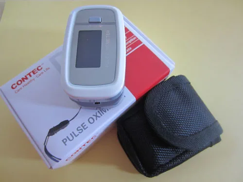 grey FDA CE ISO насыщенность крови кислородом SPO2 контроль частоты пульса пальцевой Пульсоксиметр оксиметр с мешочком - Цвет: grey