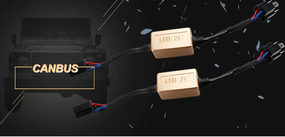 Avacom Ошибка Canbus декодер для автомобиля светодиодные фары H1 H3 H4 H7 H8 H11 H13 9004 HB3 HB4