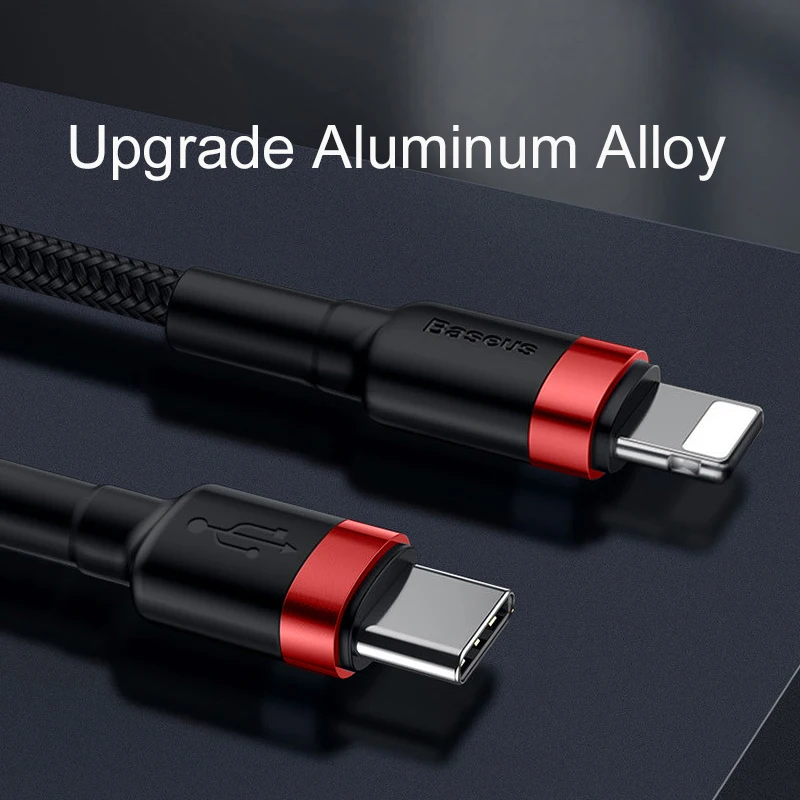 Baseus 18 Вт type-C кабель для iPhone 11 Pro Max Charger USB C PD Быстрая зарядка кабель для передачи данных для iPhone Xr 8 Macbook Pro зарядное устройство провод USB шнур usb кабель для iPhone 11 Pro X XS 8 кабель