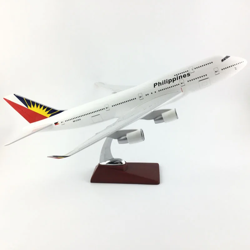 Авиакомпаний 45 47 boeing 747 Филиппины модель самолета Модель имитация на Рождество