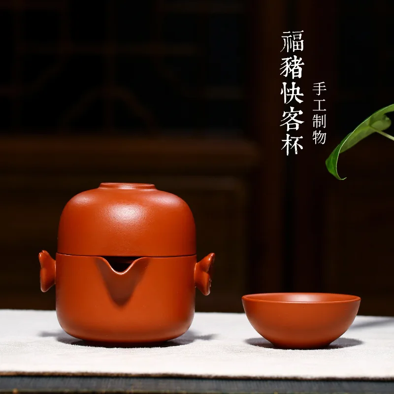 Чашка с трещинами из свиней для путешествий оптовые производители набор двух