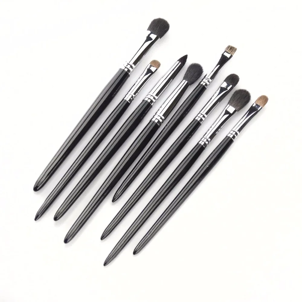 Набор профессиональных кистей для макияжа глаз ручной работы 8 шт. Мягкие кисти