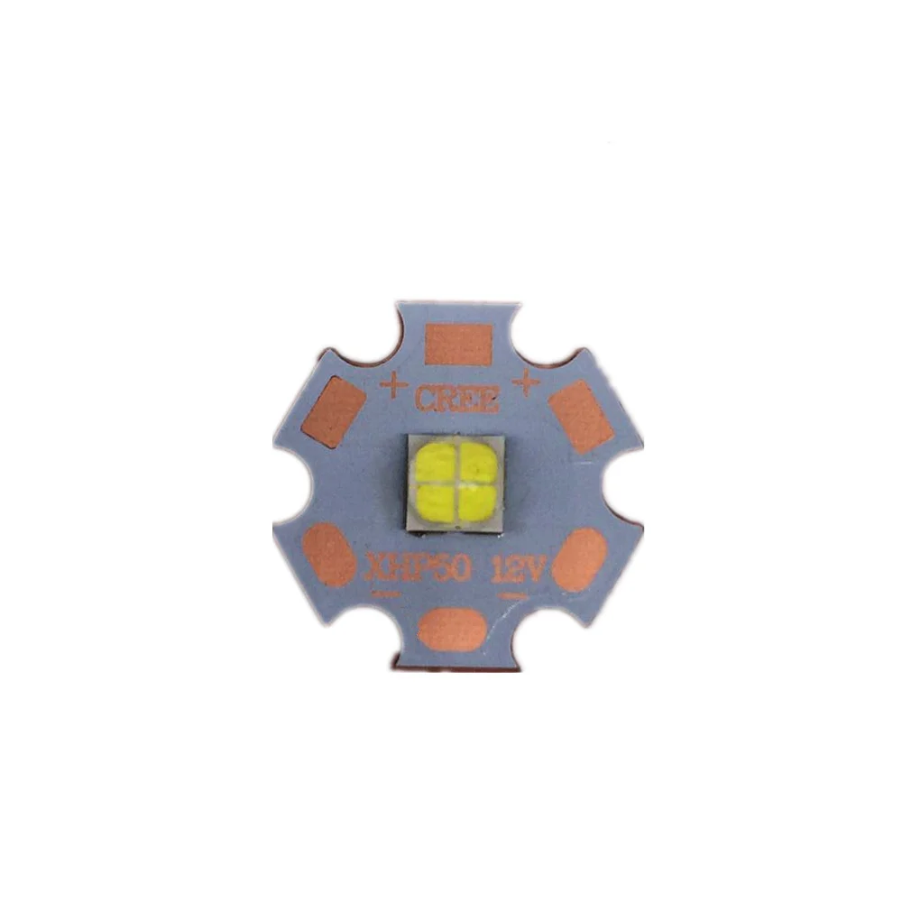 5 шт. Cree XLamp XHP50 18 Вт 6 в/12 В светодиодный излучатель лампы 2546lm холодный белый