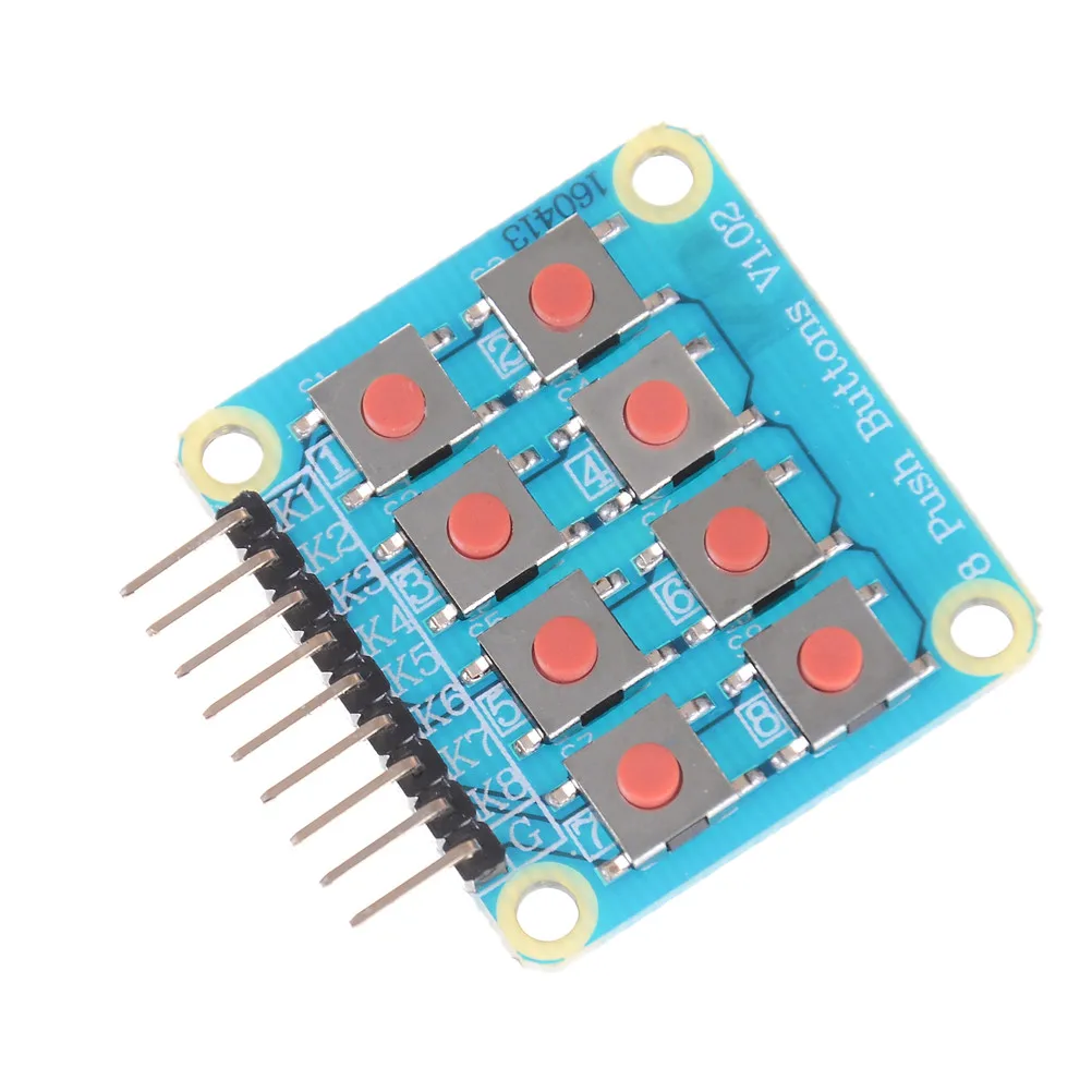 Матрица для клавиатуры 2x4 8 кнопок модуль V1.00 плата клавиш матричная кнопка Arduino AVR