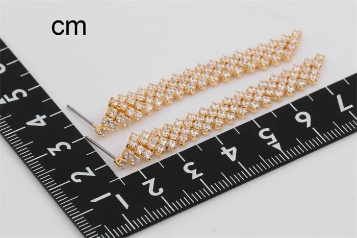 Женские длинные серьги подвески с кисточками Разноцветные желтого и золотого