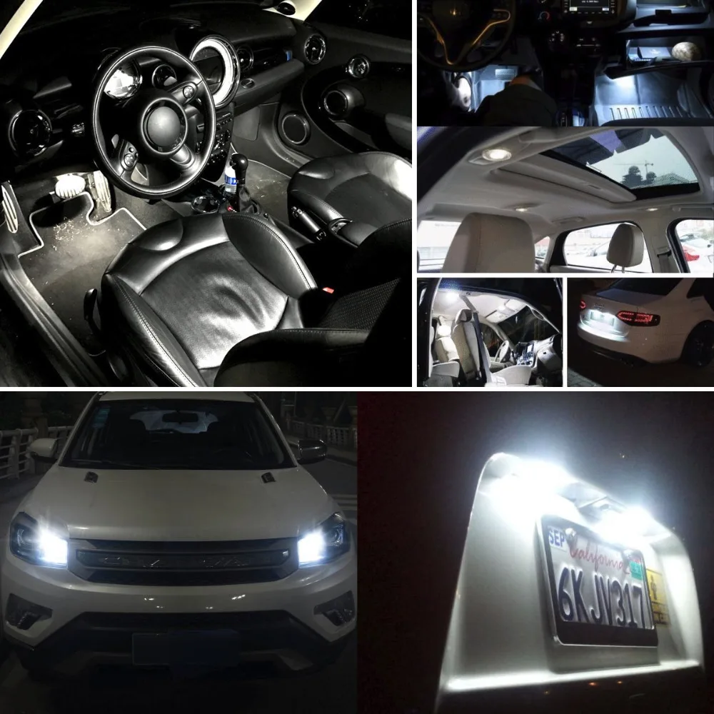 10 шт. автомобильный Стайлинг W16W T15 921 45SMD LED 4014 чип лампа высокой мощности