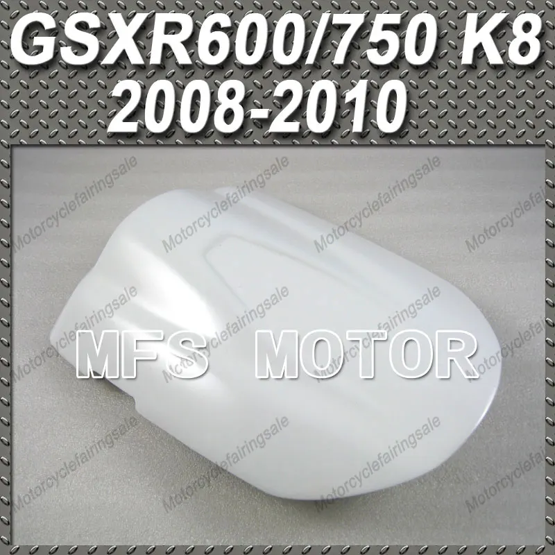 

Motorcycle Part For GSX R600/750 K8 Rear Pillion All White Injection ABS Seat Cowl Cover For Suzuki GSX R600/750 K8 2008 2010 09