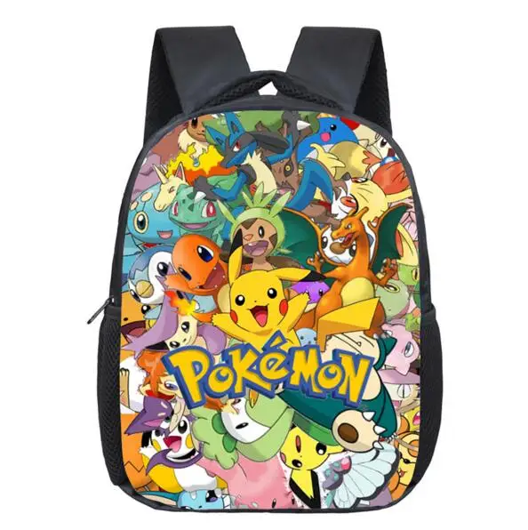 Аниме Покемон Рюкзак Карманный Монстр школьная сумка Ash Ketchum/Пикачу школьные