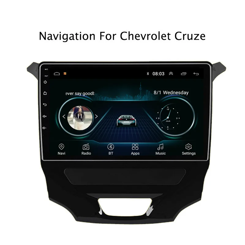 Ectwodvd 9 &quotAndroid 8 1 автомобильный dvd-плеер gps навигация для Chevrolet Cruze Авто Радио стерео