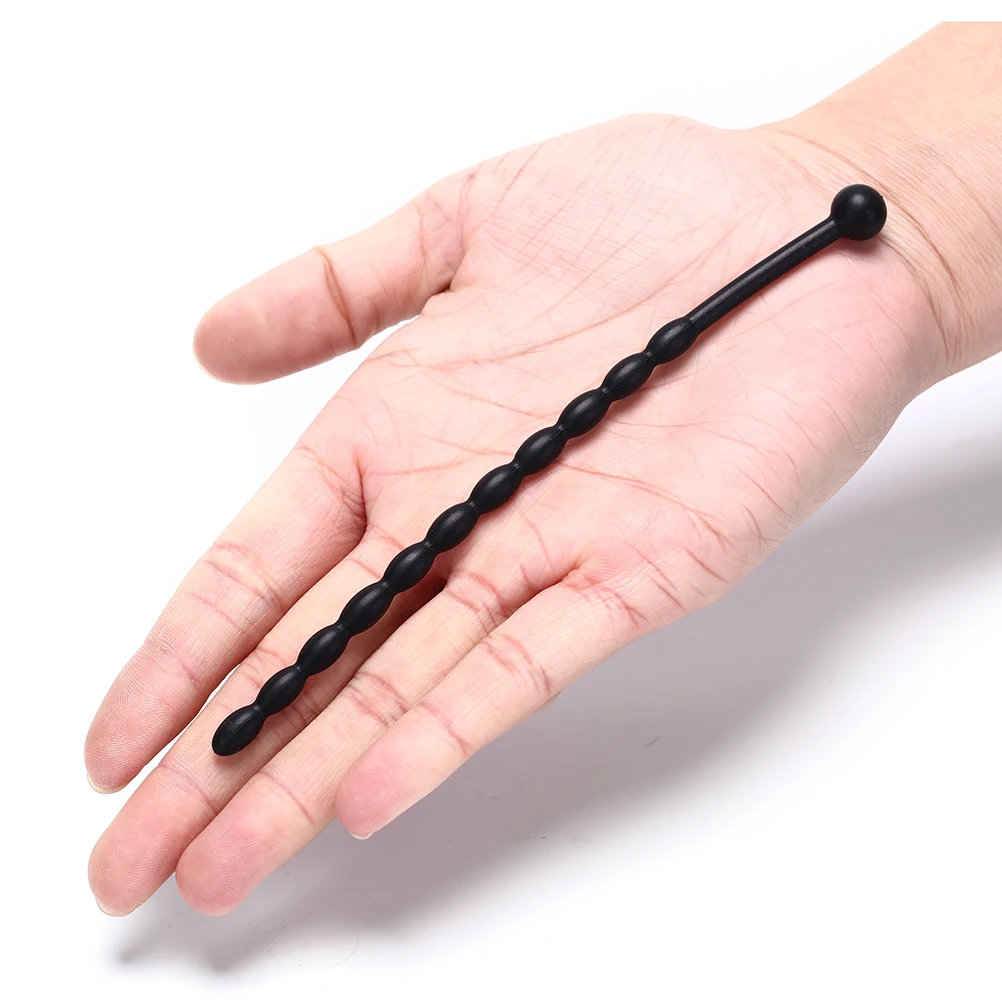 Силиконовая вилка для полового члена Электронная звуковая заглушка мастурбации