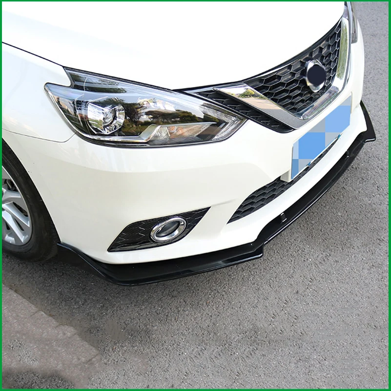 Автомобильный Стайлинг для NISSAN SENTRA Sylphy 2016 2017 ABS передний бампер диффузор комплект