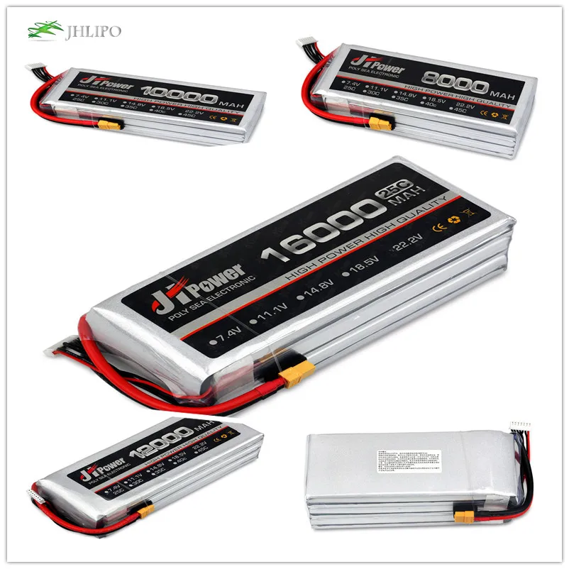 3S 11 1 V RC LiPo батарея 8000 мАч 10000 12000 16000 мА/ч 25C для Квадрокоптер с дистанционным