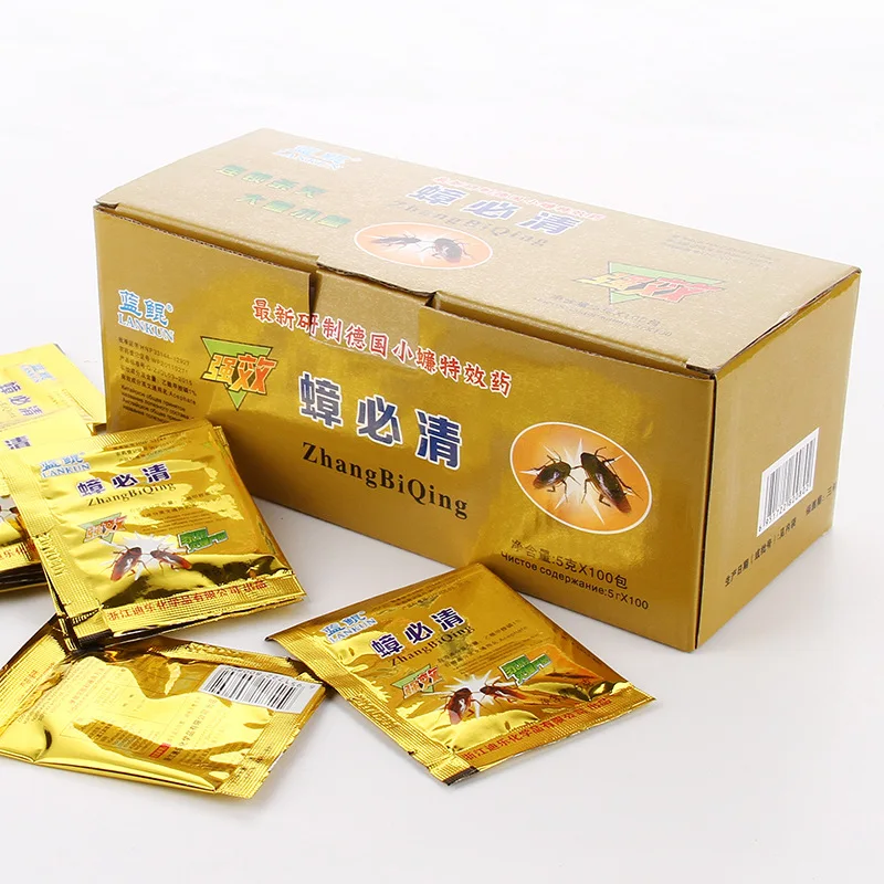 100 шт./лот 2017 сильнодействующий эффективный тараканов убивающая приманка для