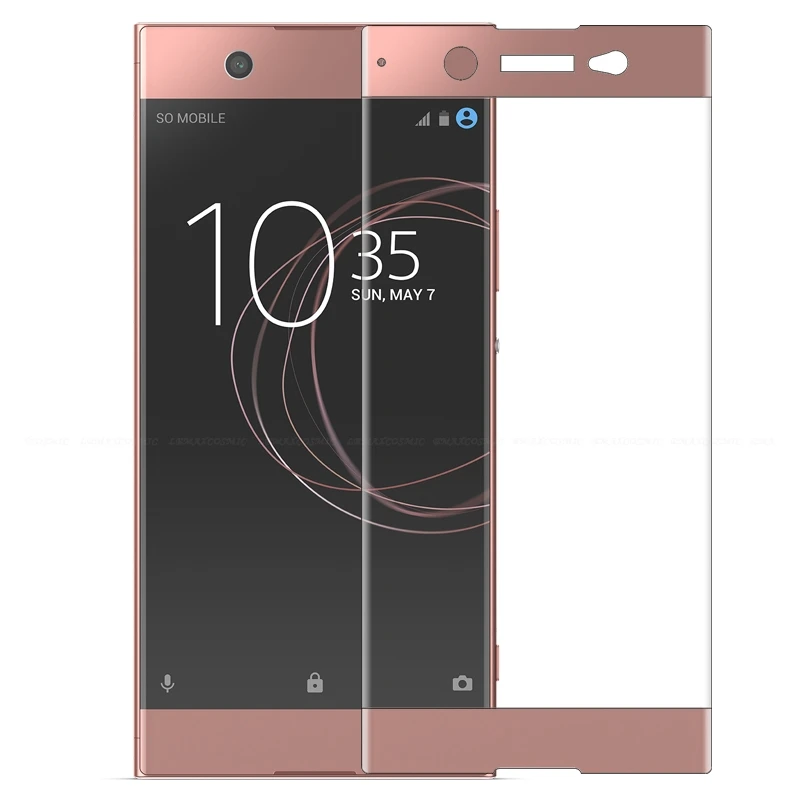 3D изогнутая Защитная пленка для экрана для sony Xperia XZ3 XZ X XZ1 XZ2 Compact XA XA1 XA2 1 10 Plus Ультра Премиум Закаленное стекло - Цвет: Rose Gold
