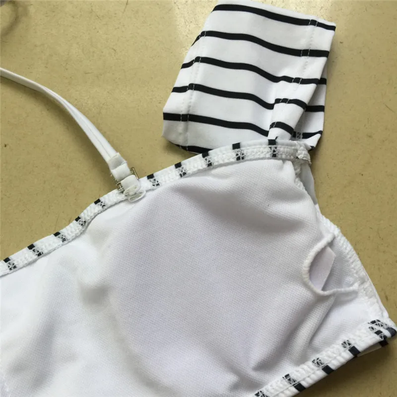 2017 сексуальный черный белый клетчатый пляжный купальник женский бразильский