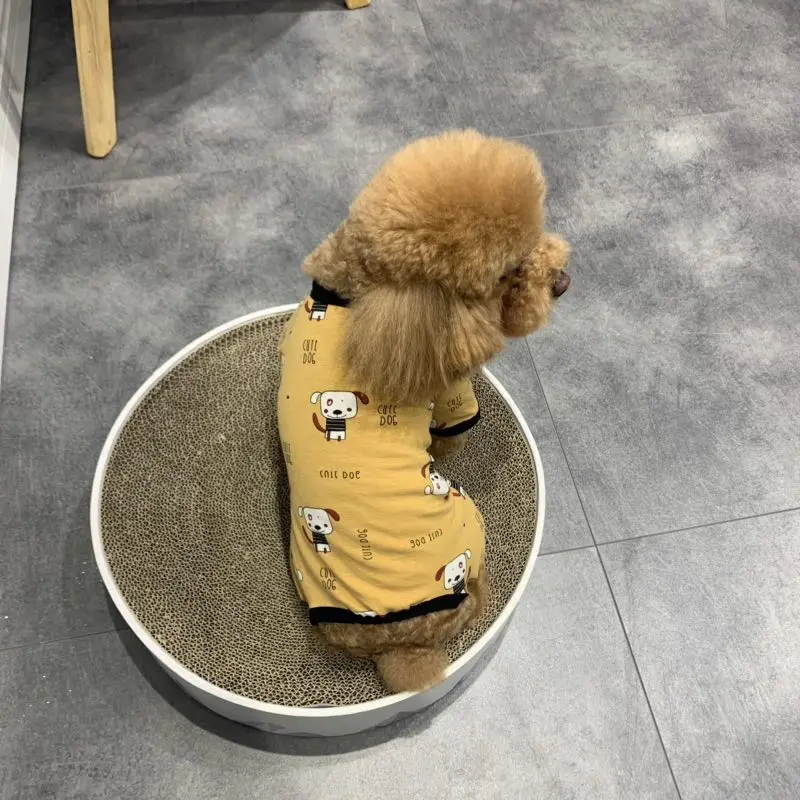 Dog Pet дешевые комбинезон лето г. тонкий собака товары для кошек Толстовка Спортивная одежда наряды Щенок Костюм для мелких животных костюм куртки cat поставки - Цвет: Dog