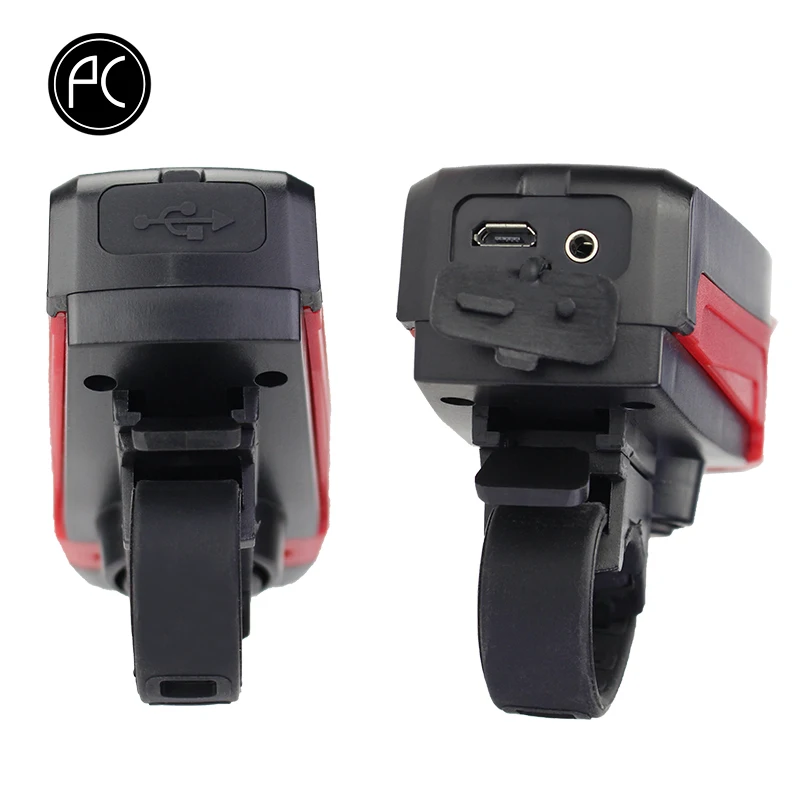 PCycling Bike Light T6 Led with 130 db Bells Front 5 Modes Touch Switch Flashlight Waterproof Headlight MTB Cycling | Спорт и