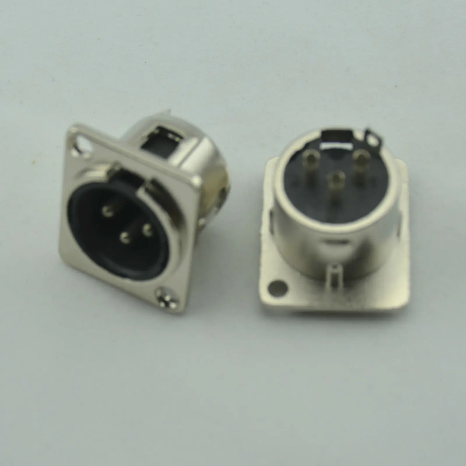 1 шт. XLR Сделано в Китае (3 контактный) Мужской Шасси Панель установленный разъем