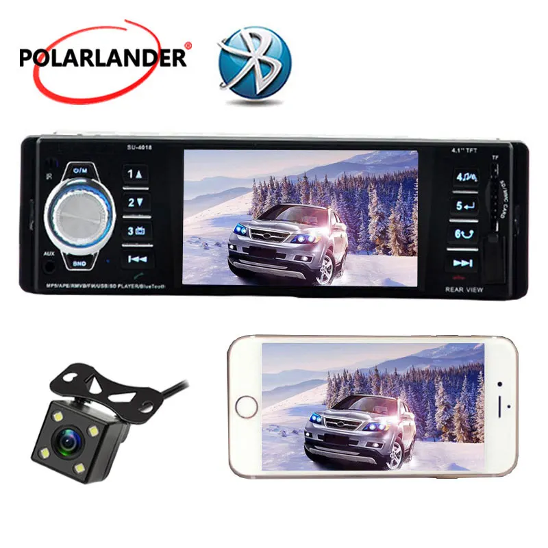 1 din 4 дюймов TFT экран автомобиля Радио Bluetooth 2 0 FM/USB/SD/AUX авто радио Кассетный