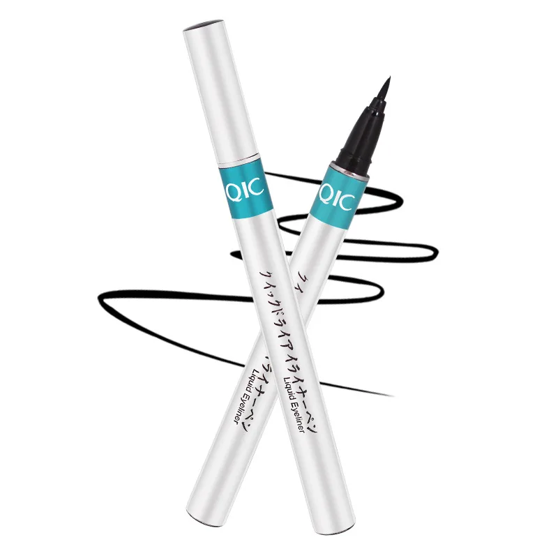 QIC 1 шт. черная водостойкая жидкая подводка для глаз Make Up beauty Comestics стойкая Водостойкая Подводка для глаз Водостойкая Подводка для макияжа