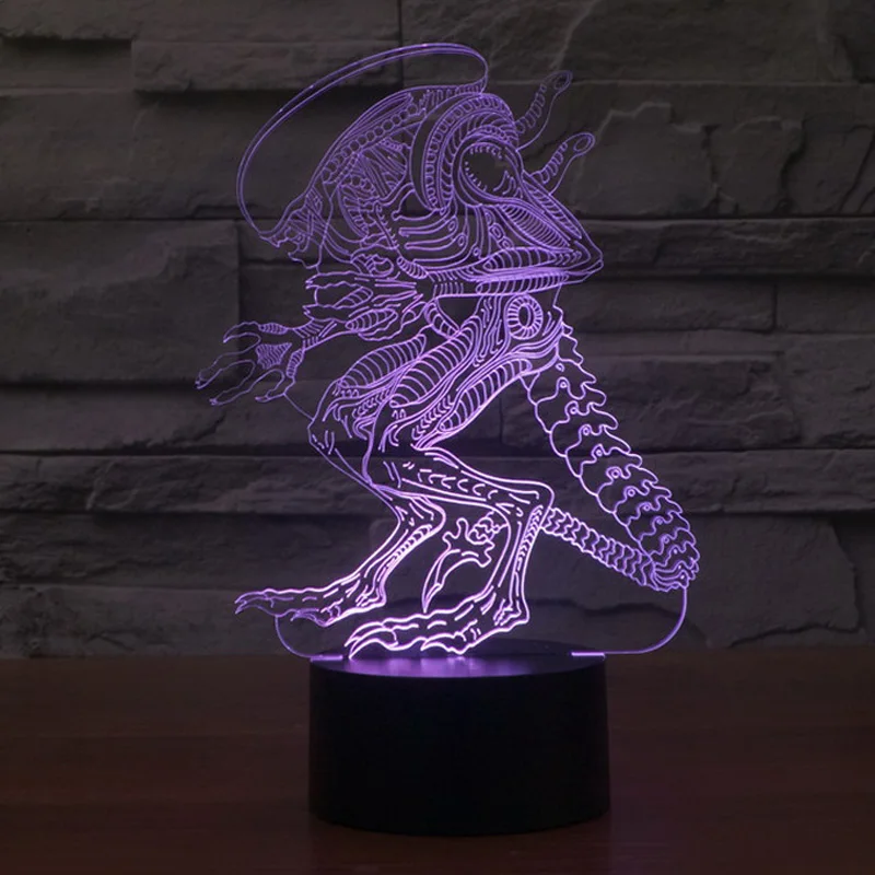 3D Led 26 см творческая атмосфера настольная лампа игрушка