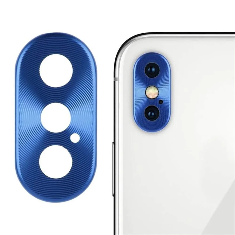 Металлический протектор объектива для iphone XS XR Max 7 8 Plus X Роскошная охранная Камера