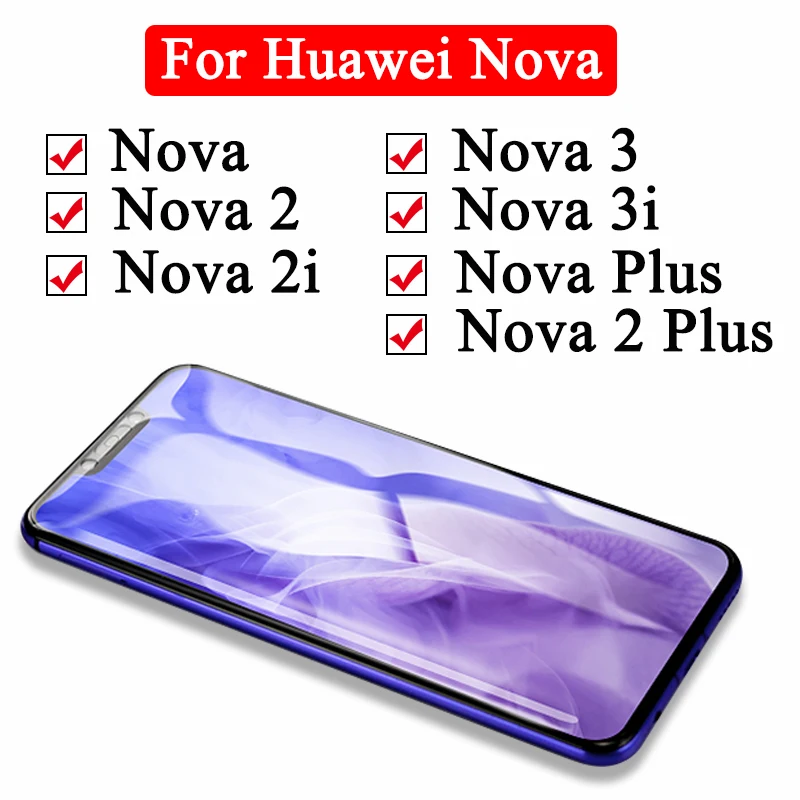 Защитное стекло на huawei nova 3 3i 2i 2 i plus протектор экрана huawey tremp glas i2 i3 huavei