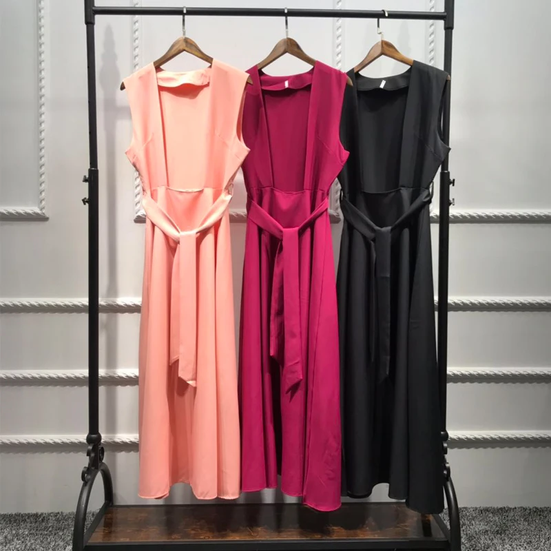 Vestidos арабское Elegantes Лето Абаи мусульманских Кафтан Дубай Ислам кафтан платье на