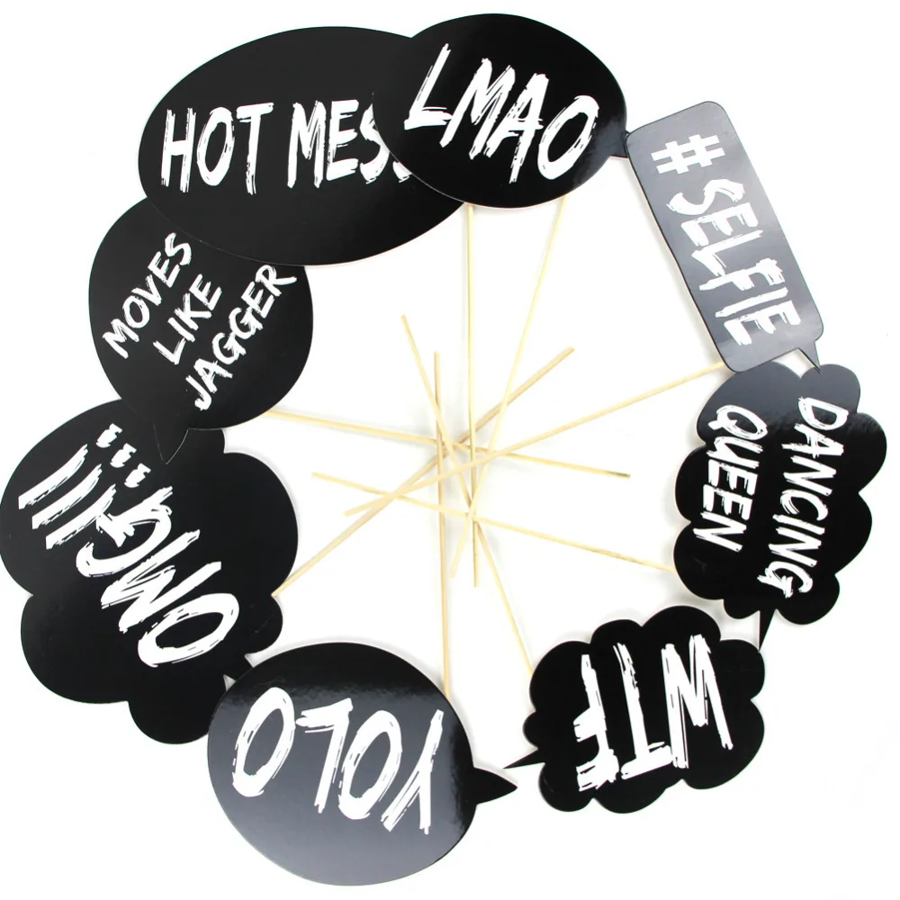 Набор из 8 вывесок для девичника вечеринки реквизит фотосъемки набор с текстом