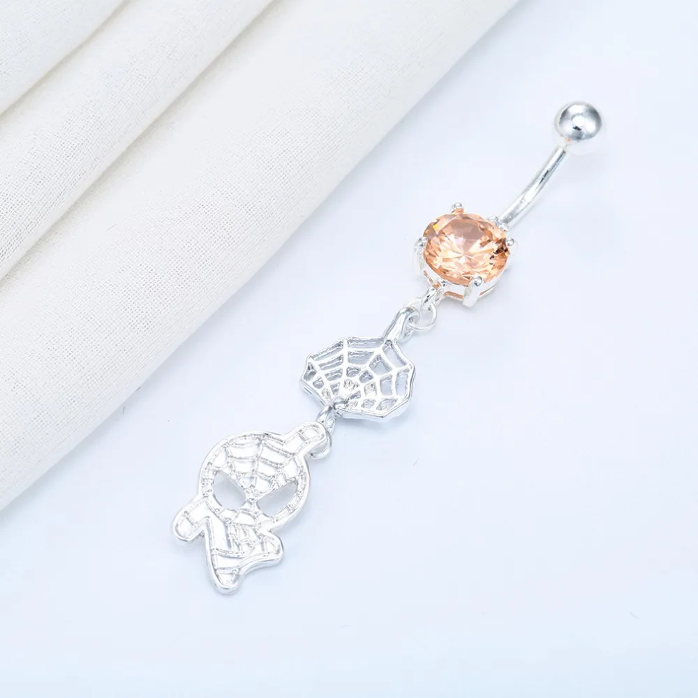 Модные ювелирные изделия Marvel Человек паук Логотип в виде паука драгоценный