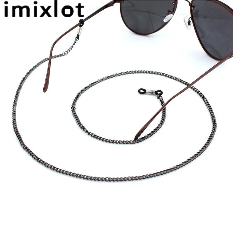 IMIXLOT женские модные черные очки солнцезащитные цепочка для очков чтения шнур
