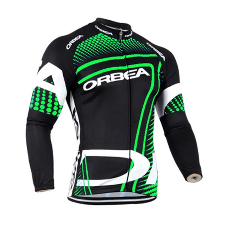 2017 pro команда Orbea Велоспорт одежда Длинные рукава Осень Vélo MTB велосипеда Рубашки 9d