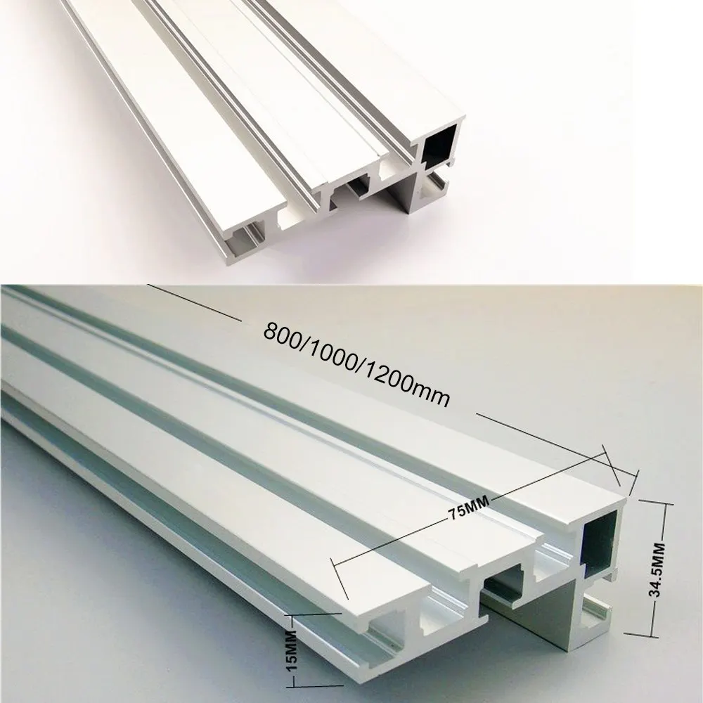 T track 600 мм 75 тип Slot столярная пила алюминиевая верстак для деревообработки DIY