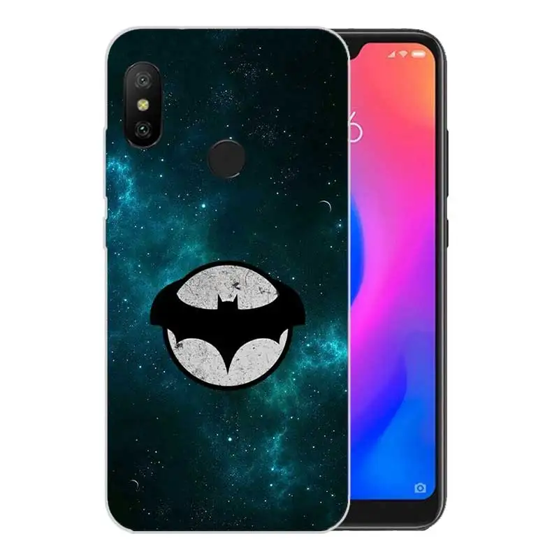Силиконовый чехол с принтом для Xiaomi Xiomi Redmi Note 7 3 4 4A 4X 5 5A Plus 6 Pro 6A S2 сердцем Бэтмен