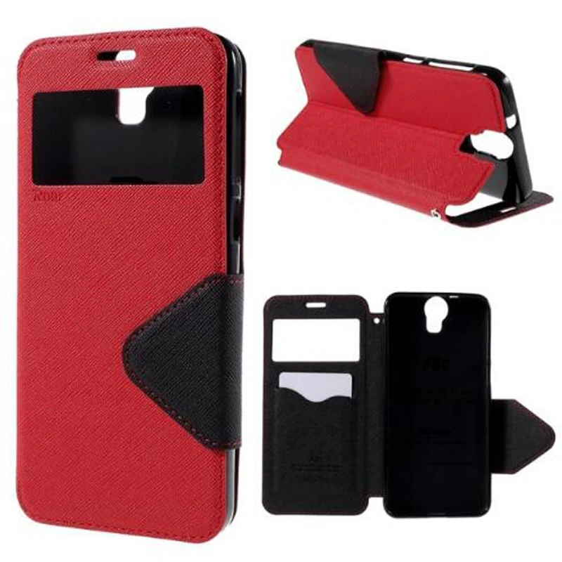 Рев Корея Благородный Вид из окна Магнитный кожаный бумажник Стенд чехол для HTC One