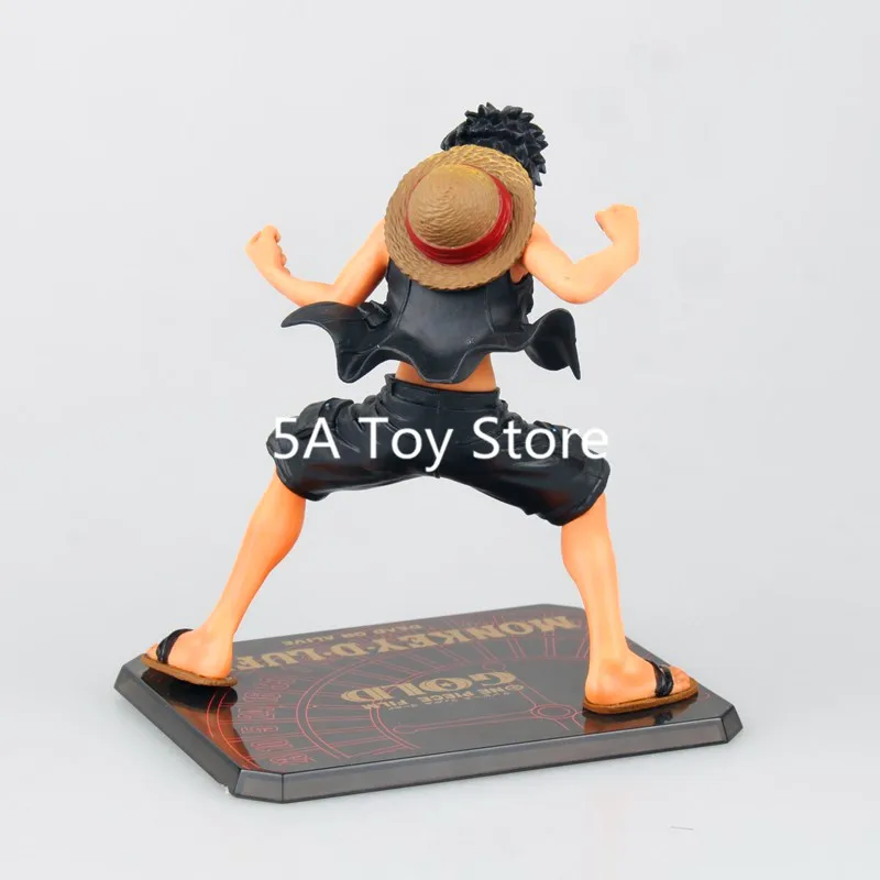 Фигурки героев Аниме One Piece Film Gold Ver Monkey D Luffy Dead or Alive из ПВХ игрушки 12 см коробка для