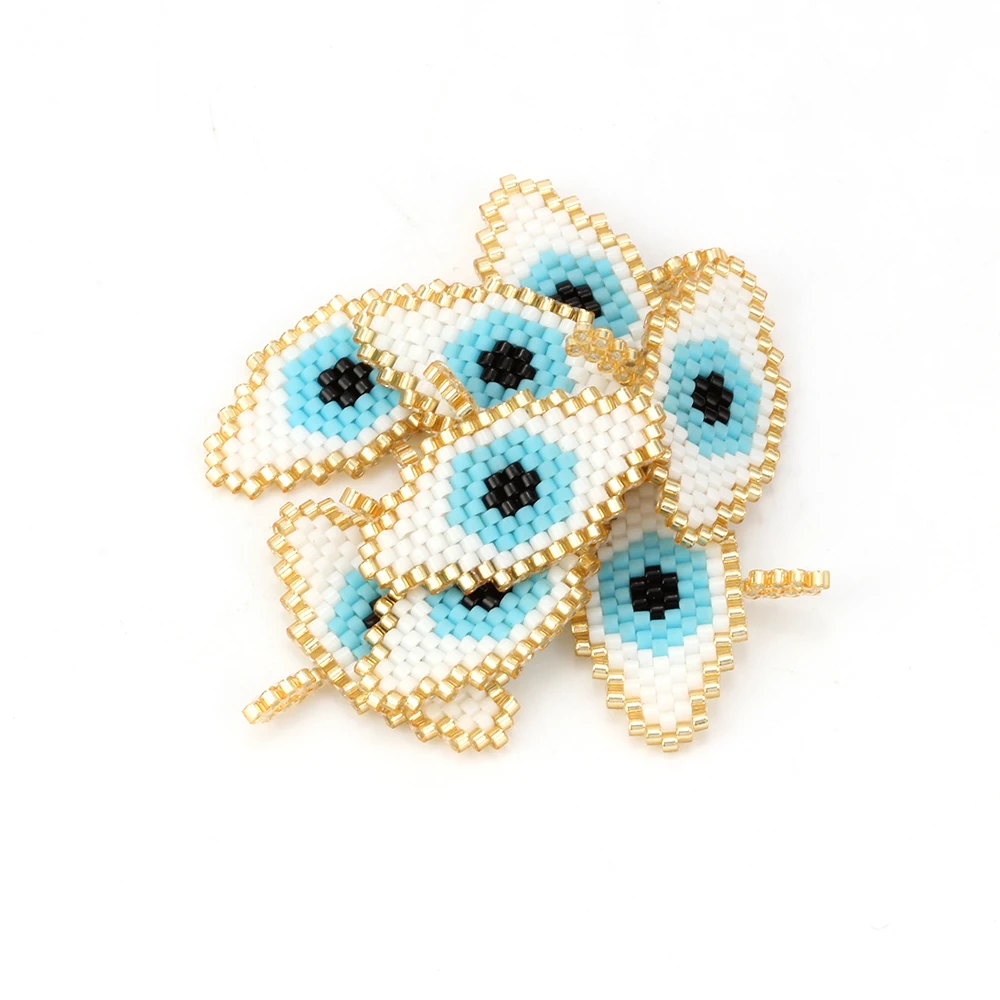 Подвеска MEIBEADS Miyuki 1 шт. подвеска в виде сглаза для женщин сделай сам серьги