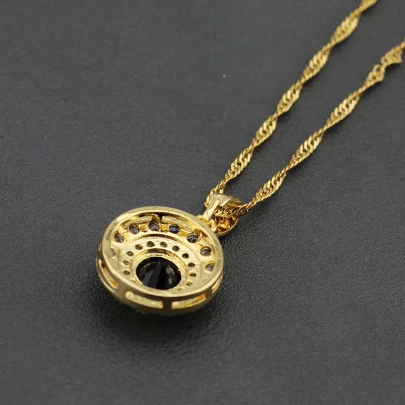 Мэнни новое поступление черный циркон белый кристалл ювелирный набор серьги