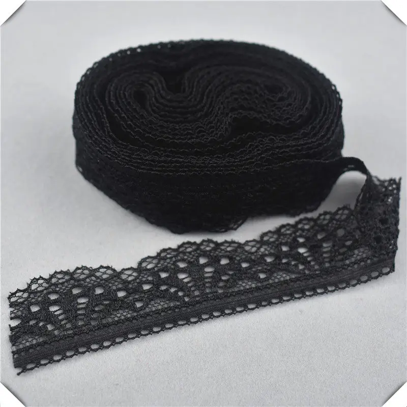 Красивая 5yards-10 ярдов кружевная лента 28 мм широкая веерообразная эластичная
