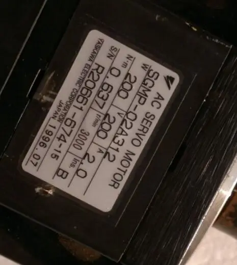 

Servo pack SGMP-02A312 , Used one , 90% appearance new , 3 months warranty